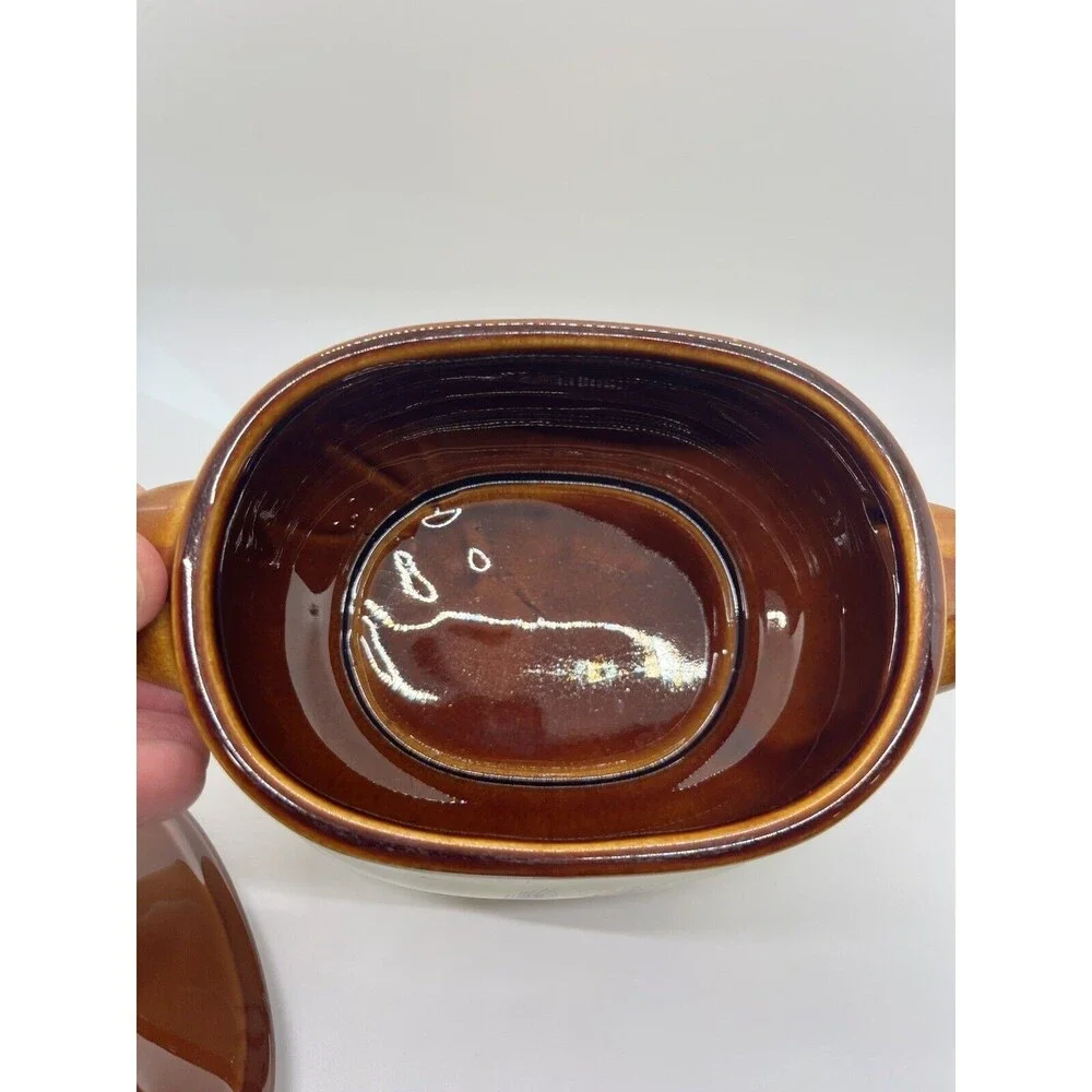 Vintage Oven Proof Country Wheat Gravy Tureen with Lid (No Ladel)